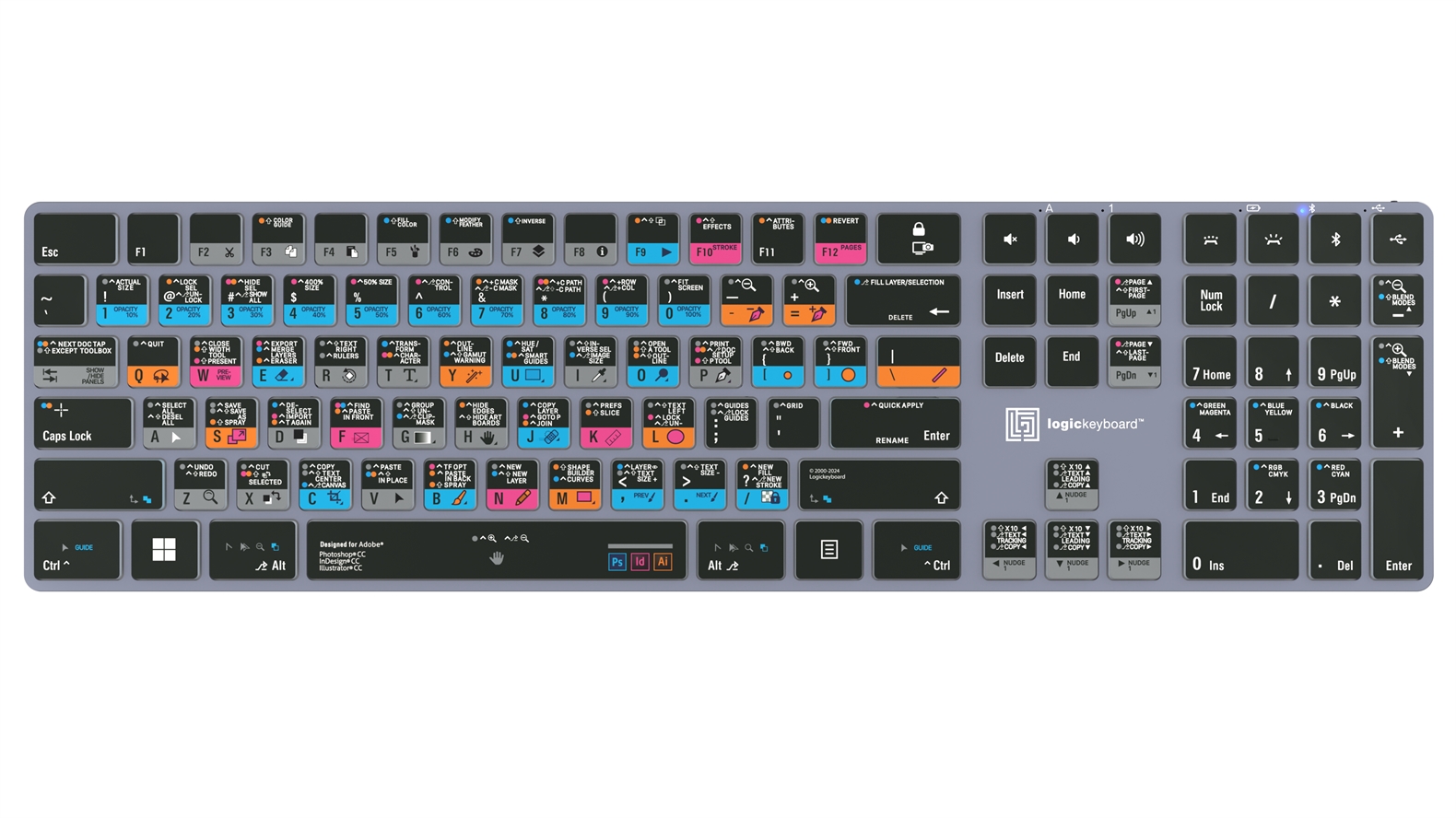 Shortcut keyboard Backlit - Adobe Photoshop - Mac Shortcut keyboard Backlit - Adobe Photoshop - Mac